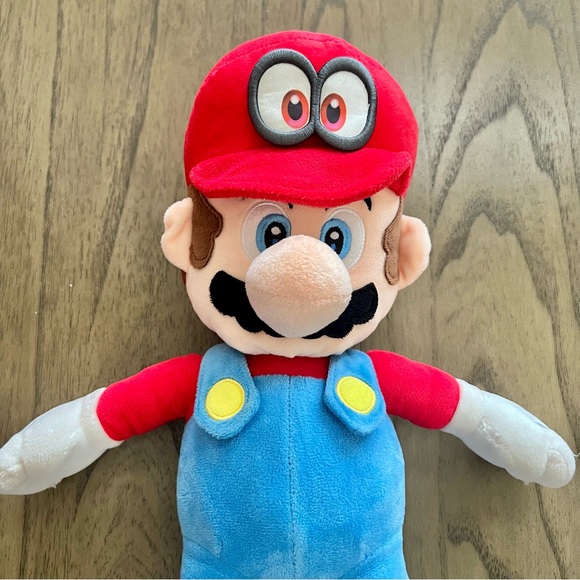 Nintendo Other - Nintendo Mario Plush Toy Red and Blue Stuffed Animal 16”